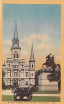 St. Louis Cathedral French Quarter New Orleans Louisiana LA Postcard C37 - £2.23 GBP