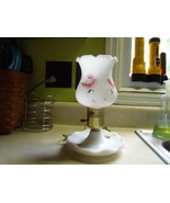 Boudoir Rose Milk Glass Lamp - £39.09 GBP