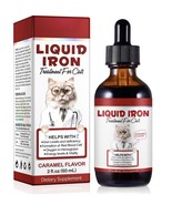 Liquid Iron for Cats Vitamin C &amp; B12,Supports Anemia, Low Enegry and Let... - $19.99