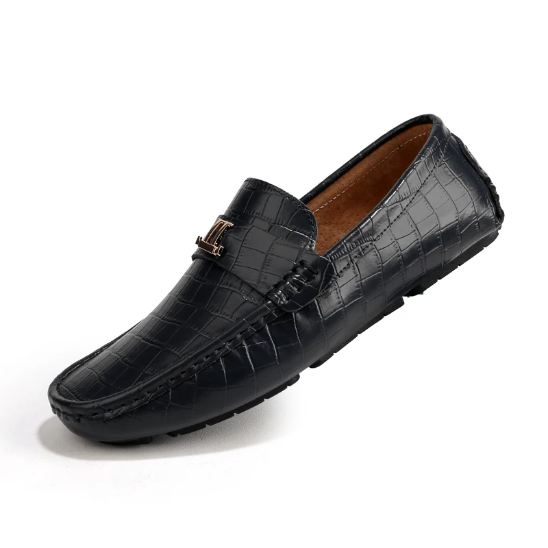 Men Crocodile Pattern Shoes Formal Shoes Masculino Leather Black Elegant... - $73.27