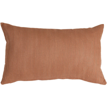Ticking Stripe Sienna 12x19 Throw Pillow, Complete with Pillow Insert - $31.45