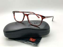 Neu Ray-Ban Optisch RB 7119 5948 Rot Schildplatt Brille Rahmen 53-17-145MM - £61.39 GBP