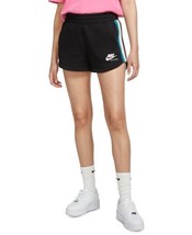 Nike Womens Sportswear Heritage Fleece Shorts Color Blacksailwhite Size ... - £34.67 GBP