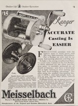 1930 Print Ad Meisselbach Ranger Bait Casting Fishing Reels Elyria,Ohio - $18.88
