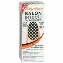 Sealed, Sally Hansen Salon Effects, Real Nail Polish Strips # 235, Check... - £3.93 GBP