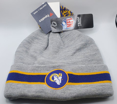 Los Angeles Rams Fanatics Heather Gray Stocking Cap - NFL - $22.30