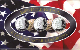 2000 GOLD EDITION STATE QUARTER COLLECTION - £8.73 GBP