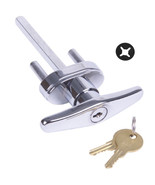 Garage Door Keyed T Handle Lock with 2 Keys Universal Replacement - $18.95