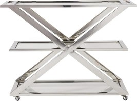 Bar Cart UNIVERSAL Transitional Gold Metal - £2,251.40 GBP