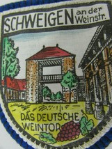 Vintage Schweigen Crest Flag Patch 47259 Souvenir Germany - £9.34 GBP