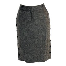 THE LIMITED Womens Skirt Size 6 Gray Tweed  Wool Blend Pencil Skirt - £16.28 GBP