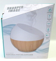 SHARPER IMAGE Ultrasonic Portable Misting Aromatherapy Diffuser 1.7 oz Cap  - £15.63 GBP