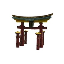 Rosewood Japanese Torii Gate Aquarium Ornament  - £20.50 GBP