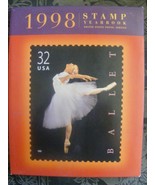 1998 Commemorative Yearbook With Stamps - $42.76