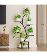 Modern 49-inch Tall Indoor Plant Stand Display Shelf with Grow Lights - $240.66 CAD