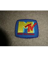 Vintage 1980s Embroidered MTV Music Television Jacket Patch 3.5&quot; Wide - $76.25 CAD