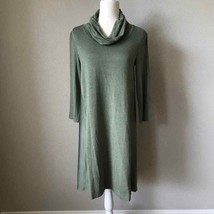 Anthropologie Saturday Sunday Cowl Neck Dress Olive Green Small NWOT - £27.05 GBP