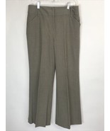 EUC Rafaella Brown Tweed Career Pants Women&#39;s Size 8 Polyester/Rayon/Spa... - $14.80