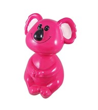 Hot Pink Koala Bear Bobblehead Coin Piggy Bank Retired NIB KingMax - £18.65 GBP