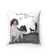 German Shorthaired Pointer Spun Polyester Square Pillow - £23.98 GBP