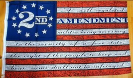 Betsy Ross 2nd Amendment Gun Rights Bear Arms Flag USA 3X5 Rough Tex® 68D Nylon - £15.03 GBP