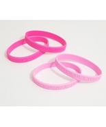 Breast Cancer Awareness Silicone Bracelet - £6.28 GBP