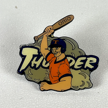 Vintage Ohio Thunder Pinback Button Baseball Player Enamel - $11.39