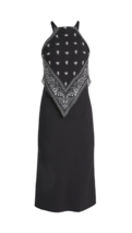 NWT Dion Lee Bandana Bias Slip Midi in Black Tank Dress US 0 / AU 4 $750 - $120.00