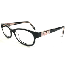 Bebe Eyeglasses Frames BB5082 001 LADY VEGAS Black Clear Crystals 52-16-135 - $64.34