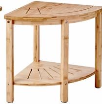 Bamboo Spa Corner Seat Shower Bench - $168.29