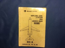 ORIG VINTAGE EASTERN AIRLINES DC-9 AIRPLANE ZONE/STATION &amp; ACCESS DOOR G... - $67.83 CAD