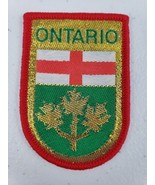 VTG RARE Cash&#39;s Ontario Canada Flag Themed Souvenir Patch not Voyager Vo... - $15.00