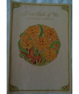 Hallmark From Both Of Us Birthday Parchment Greeting Card 1980 - £3.92 GBP