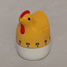 Mechanical Kitchen Timer Beige Chicken Rooster Egg Timer - $9.95