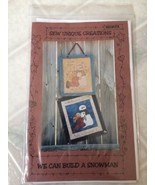 Quilt Pattern Sew Unique Creations Pattern WE CAN BUILD A SNOWMAN SEU#172 - $9.81