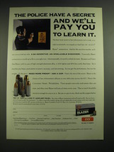 1992 CCI Blazer Ammunition Ad - The police have a secret. And we&#39;ll pay you - £14.46 GBP