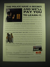 1992 CCI Blazer Ammunition Ad - The police have a secret. And we&#39;ll pay you - $18.49