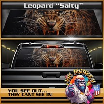 Leopard &quot;Salty&quot; Truck Back Window Graphics - £43.34 GBP+