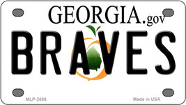 Braves Georgia Novelty Mini Metal License Plate Tag - $14.95