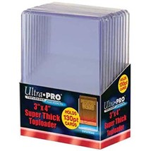 2 Ultra Pro 130pt Top Loaders 20 Total (2 10ct Packs) Fits cards up to 130 Point - £21.13 GBP
