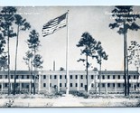 Headquarters Building Camp Stewart Georgia GA UNP Chrome Postcard N8 - $6.88