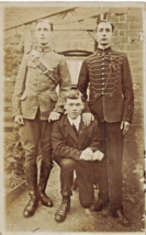 British Military Soldiers In UNIFORM~1911 Photo Postcard Reading To Maidenhead - £7.51 GBP