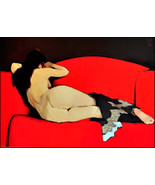 Nude 10, a 24" high x 33" commission original oil painting on canvas by Binh - £279.77 GBP