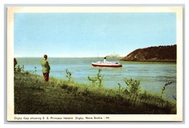 SS Princess Helene Steamer Digby Nova Scotia NS Canada UNP WB Postcard S5 - £2.33 GBP