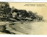 Summer Residences North Shore Postcard Chautauqua Institution New York 1935 - £9.49 GBP