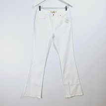 Free People High Waist Flare Jeans White Size W28 L33 UK 10 NEW - £31.19 GBP