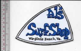 Vintage Surfing Virginia Al&#39;s Surfshop Virginia Beach, VA Store Promo Patch - $9.99