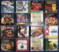 16 Cookbook C Ds LOT1 - Pc Software CLEARANCE- New In Jewel Cases - £19.16 GBP