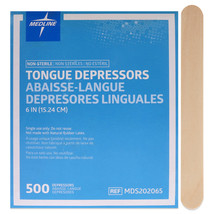Tongue Depressors No-Sterile by Medline for Unisex - 500 Pc Depressors - $267.65 MXN