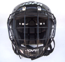 Jofa 395JR Hockey BLACK Helmet 6 1/2 - 7  1/4 With 386 JR Face Cage Cert... - $66.33